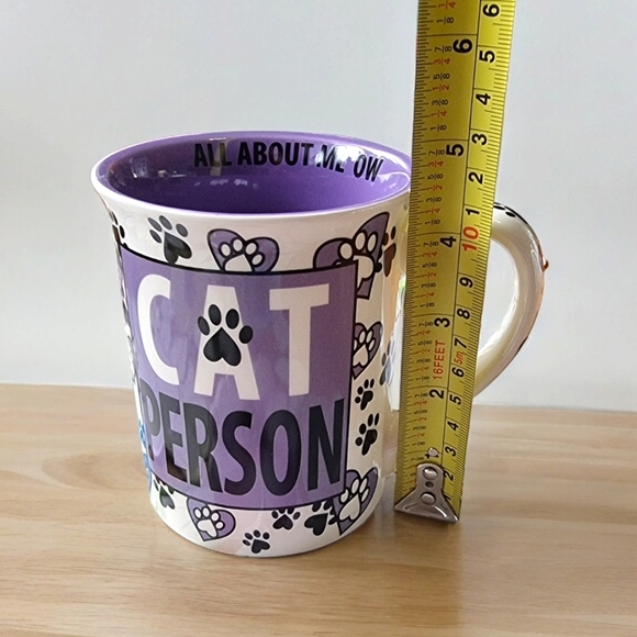 Our Name is Mud by Laurie Veasey 'Cat Person' Mug - Picture 7 of 7